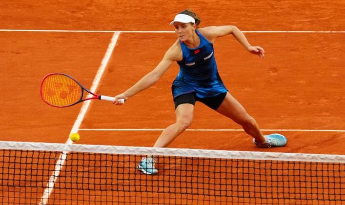 Varvara Gracheva in third round action French Open Tennis, Day 7, Tennis, Roland Garros, Paris, France - 01 June 2024  Copyright: xJavierxGarcia Shutterstockx 14516291g