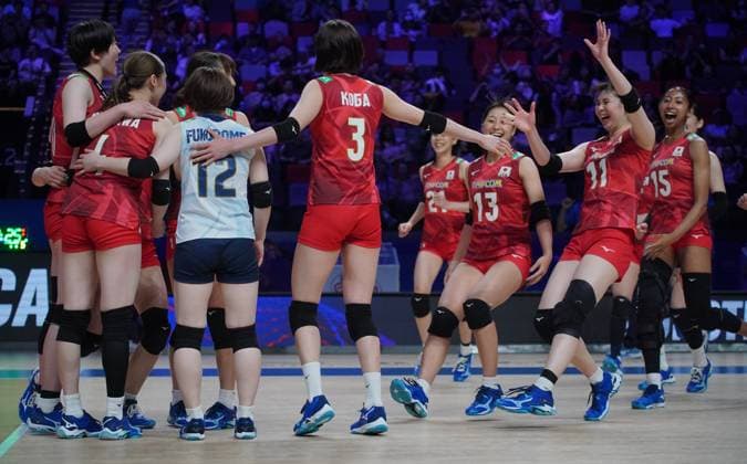Volleyball, Women, Nations League, Japan - Dominican Republic