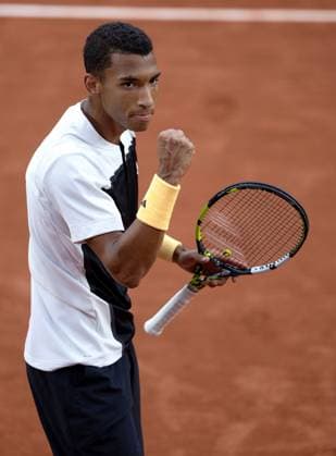 Felix Auger Aliassime of Canada in action French Open Tennis, Day 7, Tennis, Roland Garros, Paris, France - 01 June 2024  Copyright: xEllaxLing Shutterstockx 14516282g