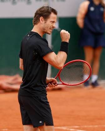 Wesley Koolhof makes a fist and cheers, cheers, joy, emotion, Nikola Mektic mens doubles Copyright: xJuergenxHasenkopfx