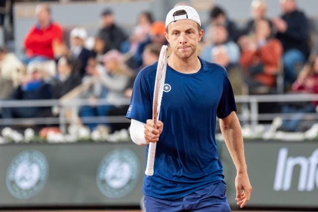 2024-06-01 2024 French Open Day 7 PARIS, FRANCE - JUNE 1: Tallon Griekspoor of the Netherlands during Day 7 of the 2024 French Open at Roland Garros on June 1, 2024 in Paris, France. (Photo by Marleen Fouchier BSR Agency) Paris France Content not available for redistribution in The Netherlands directly or indirectly through any third parties. Copyright: xBSRxAgencyx
