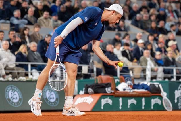 2024-06-01 2024 French Open Day 7 PARIS, FRANCE - JUNE 1: Tallon Griekspoor of the Netherlands during Day 7 of the 2024 French Open at Roland Garros on June 1, 2024 in Paris, France. (Photo by Marleen Fouchier BSR Agency) Paris France Content not available for redistribution in The Netherlands directly or indirectly through any third parties. Copyright: xBSRxAgencyx