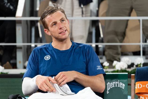 2024-06-01 2024 French Open Day 7 PARIS, FRANCE - JUNE 1: Tallon Griekspoor of the Netherlands during Day 7 of the 2024 French Open at Roland Garros on June 1, 2024 in Paris, France. (Photo by Marleen Fouchier BSR Agency) Paris France Content not available for redistribution in The Netherlands directly or indirectly through any third parties. Copyright: xBSRxAgencyx