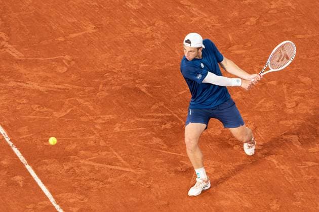 2024-06-01 2024 French Open Day 7 PARIS, FRANCE - JUNE 1: Tallon Griekspoor of the Netherlands during Day 7 of the 2024 French Open at Roland Garros on June 1, 2024 in Paris, France. (Photo by Marleen Fouchier BSR Agency) Paris France Content not available for redistribution in The Netherlands directly or indirectly through any third parties. Copyright: xBSRxAgencyx