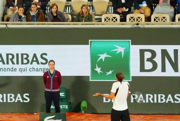 Women in the President s Box look on as Alexander Zverev reacts towards his box French Open Tennis, Day 7, Tennis, Roland Garros, Paris, France - 01 June 2024  Copyright: xJavierxGarcia Shutterstockx 14516291az