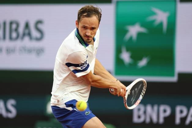 ROLAND GARROS 2024 Thierry Larret Maxppp. Tennis. Roland Garros 2024. Internationaux de France de tennis. Stade Roland Garros, Paris (75). Le 1er juin 2024. Court Suzanne Langlen : Tomas MACHAC (CZE) vs Daniil MEDVEDEV (RUS) PARIS (75) STADE ROLAND GARROS PARIS ILE DE FRANCE FRANCE  Copyright: xThierryxLarret MAXPPPxThierryxLarretx TL_20240601_0717 0492764460st