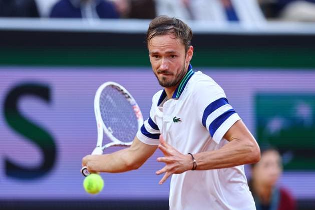2024.06.01 Paryz Tenis French Open Roland Garros 2024 Tomas Machac - Daniil Medvedev N Z Daniil Medvedev Foto Pawel Andrachiewicz PressFocus 2024.06.01 Paris Tennis French Open Roland Garros 2024 Tomas Machac - Daniil Medvedev Daniil Medvedev Photo Pawel Andrachiewicz PressFocus NEWSPIX.PL --- Newspix.pl  20240601_PF_PA274