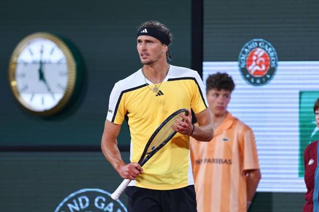 2024.06.01 Paryz Tenis French Open Roland Garros 2024 Alexander Zverev - Tallon Griekspoor N Z Alexander Zverev Foto Pawel Andrachiewicz PressFocus 2024.06.01 Paris Tennis French Open Roland Garros 2024 Alexander Zverev - Tallon Griekspoor Alexander Zverev Photo Pawel Andrachiewicz PressFocus NEWSPIX.PL --- Newspix.pl  20240601_PF_PA298