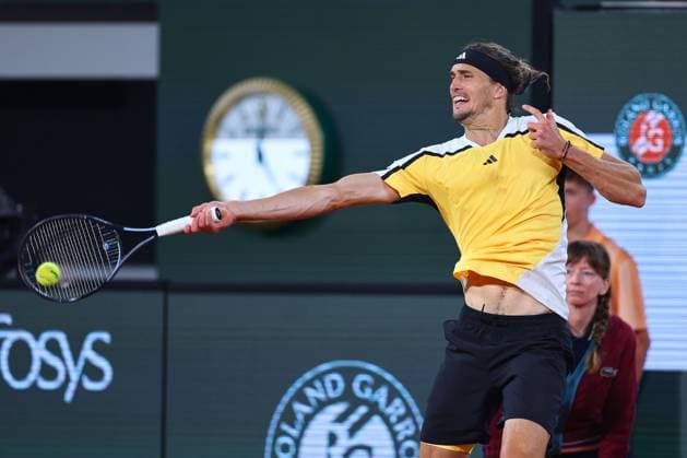 2024.06.01 Paryz Tenis French Open Roland Garros 2024 Alexander Zverev - Tallon Griekspoor N Z Alexander Zverev Foto Pawel Andrachiewicz PressFocus 2024.06.01 Paris Tennis French Open Roland Garros 2024 Alexander Zverev - Tallon Griekspoor Alexander Zverev Photo Pawel Andrachiewicz PressFocus NEWSPIX.PL --- Newspix.pl  20240601_PF_PA299