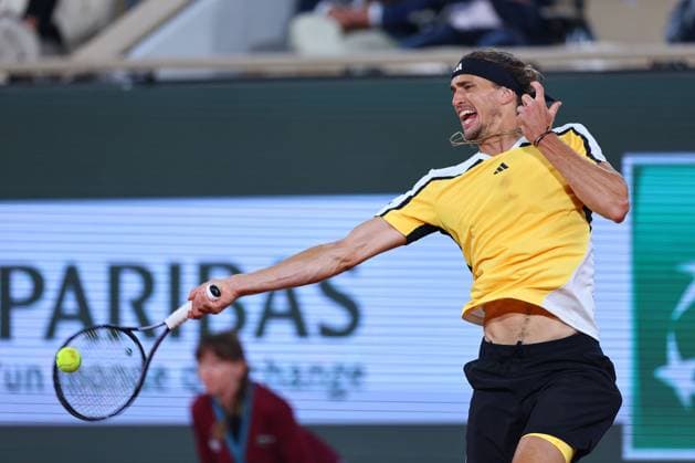 2024.06.01 Paryz Tenis French Open Roland Garros 2024 Alexander Zverev - Tallon Griekspoor N Z Alexander Zverev Foto Pawel Andrachiewicz PressFocus 2024.06.01 Paris Tennis French Open Roland Garros 2024 Alexander Zverev - Tallon Griekspoor Alexander Zverev Photo Pawel Andrachiewicz PressFocus NEWSPIX.PL --- Newspix.pl  20240601_PF_PA306