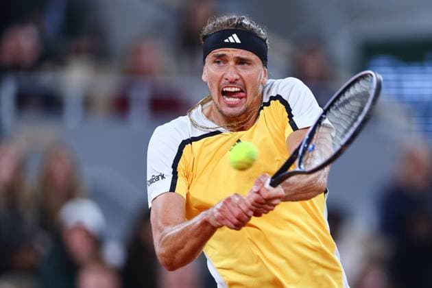 2024.06.01 Paryz Tenis French Open Roland Garros 2024 Alexander Zverev - Tallon Griekspoor N Z Alexander Zverev Foto Pawel Andrachiewicz PressFocus 2024.06.01 Paris Tennis French Open Roland Garros 2024 Alexander Zverev - Tallon Griekspoor Alexander Zverev Photo Pawel Andrachiewicz PressFocus NEWSPIX.PL --- Newspix.pl  20240601_PF_PA312