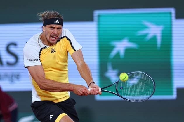 2024.06.01 Paryz Tenis French Open Roland Garros 2024 Alexander Zverev - Tallon Griekspoor N Z Alexander Zverev Foto Pawel Andrachiewicz PressFocus 2024.06.01 Paris Tennis French Open Roland Garros 2024 Alexander Zverev - Tallon Griekspoor Alexander Zverev Photo Pawel Andrachiewicz PressFocus NEWSPIX.PL --- Newspix.pl  20240601_PF_PA314