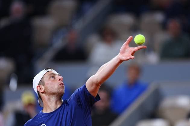 2024.06.01 Paryz Tenis French Open Roland Garros 2024 Alexander Zverev - Tallon Griekspoor N Z Tallon Griekspoor Foto Pawel Andrachiewicz PressFocus 2024.06.01 Paris Tennis French Open Roland Garros 2024 Alexander Zverev - Tallon Griekspoor Tallon Griekspoor Photo Pawel Andrachiewicz PressFocus NEWSPIX.PL --- Newspix.pl  20240601_PF_PA324