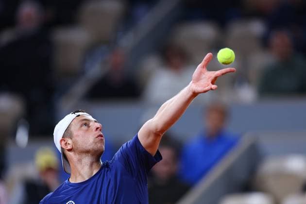 2024.06.01 Paryz Tenis French Open Roland Garros 2024 Alexander Zverev - Tallon Griekspoor N Z Tallon Griekspoor Foto Pawel Andrachiewicz PressFocus 2024.06.01 Paris Tennis French Open Roland Garros 2024 Alexander Zverev - Tallon Griekspoor Tallon Griekspoor Photo Pawel Andrachiewicz PressFocus NEWSPIX.PL --- Newspix.pl  20240601_PF_PA325