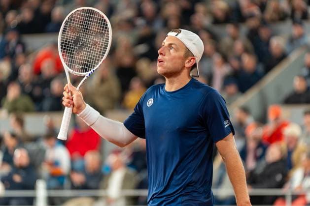 2024-06-01 2024 French Open Day 7 PARIS, FRANCE - JUNE 1: Tallon Griekspoor of the Netherlands during Day 7 of the 2024 French Open at Roland Garros on June 1, 2024 in Paris, France. (Photo by Marleen Fouchier BSR Agency) Paris France Content not available for redistribution in The Netherlands directly or indirectly through any third parties. Copyright: xBSRxAgencyx