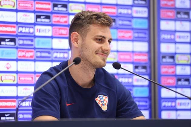 Croatian National Football Team press conference, PK, Pressekonferenz of Croatia speaks during a Croatian National Football Team press conference as part of preparations for the UEFA EURO, EM, Europameisterschaft,Fussball 2024 at the HNK Rijeka stadium in Rijeka, Croatia, on June 1, 2024. NelxPavletic PIXSELL