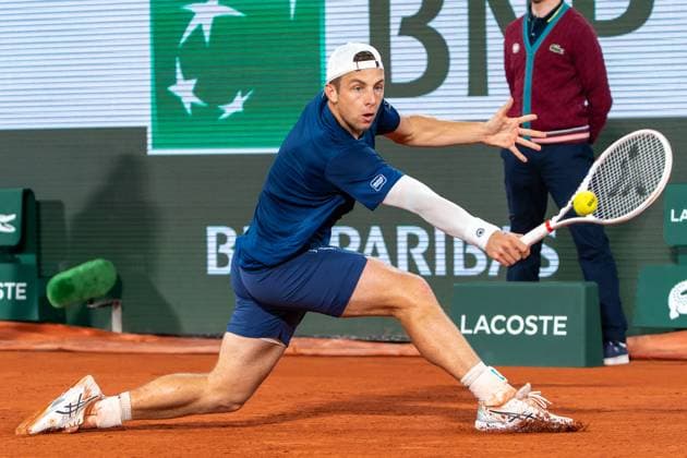 2024-06-01 2024 French Open Day 7 PARIS, FRANCE - JUNE 1: Tallon Griekspoor of the Netherlands during Day 7 of the 2024 French Open at Roland Garros on June 1, 2024 in Paris, France. (Photo by Marleen Fouchier BSR Agency) Paris France Content not available for redistribution in The Netherlands directly or indirectly through any third parties. Copyright: xBSRxAgencyx