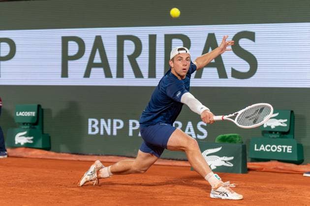 2024-06-01 2024 French Open Day 7 PARIS, FRANCE - JUNE 1: Tallon Griekspoor of the Netherlands during Day 7 of the 2024 French Open at Roland Garros on June 1, 2024 in Paris, France. (Photo by Marleen Fouchier BSR Agency) Paris France Content not available for redistribution in The Netherlands directly or indirectly through any third parties. Copyright: xBSRxAgencyx