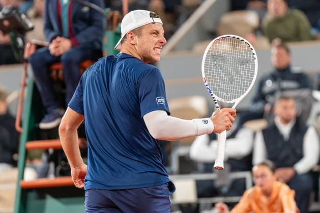 2024-06-01 2024 French Open Day 7 PARIS, FRANCE - JUNE 1: Tallon Griekspoor of the Netherlands during Day 7 of the 2024 French Open at Roland Garros on June 1, 2024 in Paris, France. (Photo by Marleen Fouchier BSR Agency) Paris France Content not available for redistribution in The Netherlands directly or indirectly through any third parties. Copyright: xBSRxAgencyx