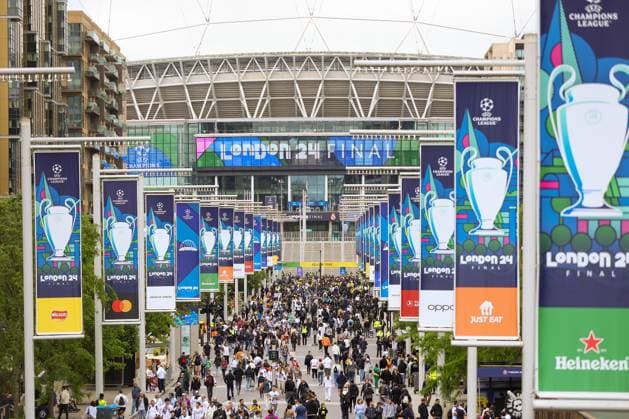 UEFA Champions League Fans Borussia Dortmund and Real Madrid fans are seen outside Wembley Stadium and city centre before the UEFA Champions League finals at London, United Kingdom on June 1, 2024. Video: Sanjin Strukic PIXSELL SanjinxStrukic PIXSELL