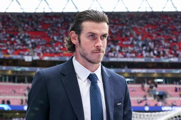 Gareth Bale looks on, UEFA Champions League 2023 24 - Final, Borussia Dortmund vs Real Madrid CF, Wembley Stadium, June 1, 2024, London, United Kingdom.