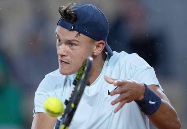 Holger Rune of Denmark in action French Open Tennis, Day 7, Tennis, Roland Garros, Paris, France - 01 June 2024  Copyright: xEllaxLing Shutterstockx 14516282ap