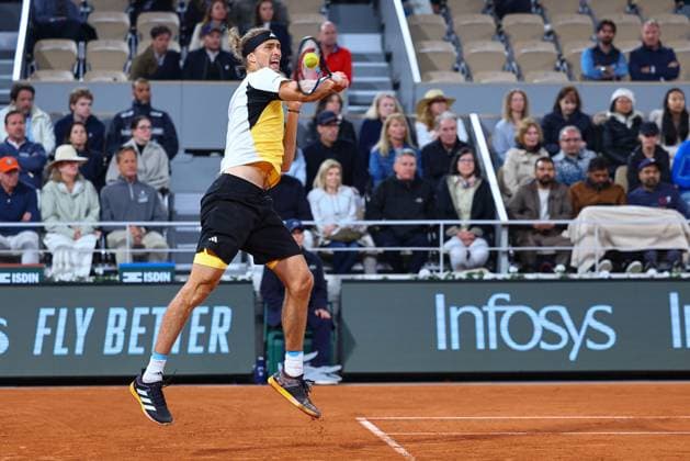 2024.06.01 Paryz Tenis French Open Roland Garros 2024 Alexander Zverev - Tallon Griekspoor N Z Alexander Zverev Foto Pawel Andrachiewicz PressFocus 2024.06.01 Paris Tennis French Open Roland Garros 2024 Alexander Zverev - Tallon Griekspoor Alexander Zverev Photo Pawel Andrachiewicz PressFocus NEWSPIX.PL --- Newspix.pl  20240601_PF_PA344