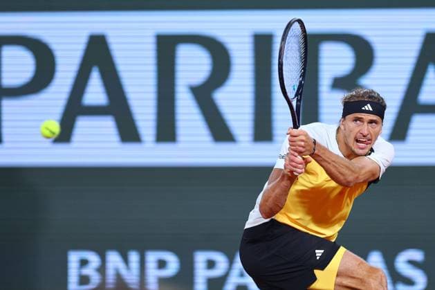 2024.06.01 Paryz Tenis French Open Roland Garros 2024 Alexander Zverev - Tallon Griekspoor N Z Alexander Zverev Foto Pawel Andrachiewicz PressFocus 2024.06.01 Paris Tennis French Open Roland Garros 2024 Alexander Zverev - Tallon Griekspoor Alexander Zverev Photo Pawel Andrachiewicz PressFocus NEWSPIX.PL --- Newspix.pl  20240601_PF_PA352