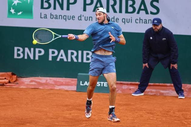 2024.06.01 Paryz Tenis French Open Roland Garros 2024 Alex De Minaur - Jan-Lennard Struff N Z Jan-Lennard Struff Foto Pawel Andrachiewicz PressFocus 2024.06.01 Paris Tennis French Open Roland Garros 2024 Alex De Minaur - Jan-Lennard Struff Jan-Lennard Struff Photo Pawel Andrachiewicz PressFocus NEWSPIX.PL --- Newspix.pl  20240601_PF_PA448