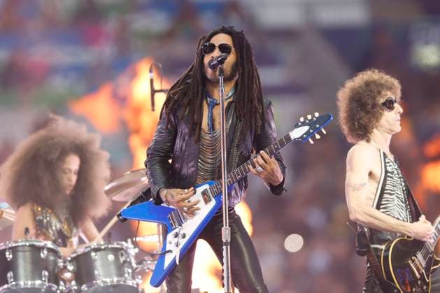 Lenny Kravitz with stage grass show at the opening of the match, GB, London, Wembley Stadium, Champions League Final, BVB Dortmund vs Real Madird, 2023 2024 season, 01 06 2024, Copyright: HMBxMedia HeikoxBecker