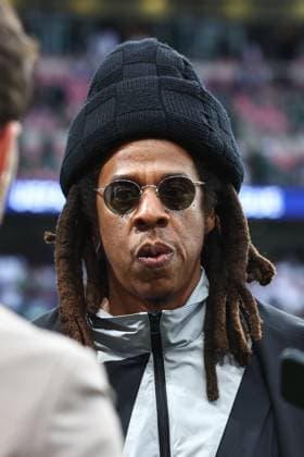 Champions-League-Finale 1. Juni 2024, London UEFA-Champions-League-Finale Borussia Dortmund gegen Real Madrid Rapper Jay Z besucht das Spiel Foto Charlotte Wilson Offside London UK  Copyright: xCharlottexWilsonx xOffsidexOffside