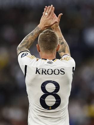 LONDON - Toni Kroos of Real Madrid during the UEFA Champions League Final between Borussia Dortmund and Real Madrid at Wembley Stadium on June 1, 2024 in London, United Kingdom. ANP Hollandse Hoogte MAURICE VAN STEEN UEFA Champions League 2023 24 FINAL 2024 xVIxANPxSportx xVanxSteenxFotografiexIVx 500097274 originalFilename: 500097274.jpg