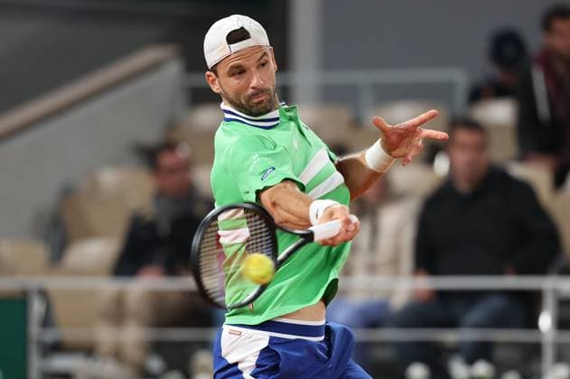 ROLAND GARROS 2024 Thierry Larret Maxppp. Tennis. Roland Garros 2024. Internationaux de France de tennis. Stade Roland Garros, Paris (75). Le 1er juin 2024. Court Philippe Chatrier : Zizou BERG (BEL) vs Grigor DIMITROV (BUL) PARIS (75) STADE ROLAND GARROS PARIS ILE DE FRANCE FRANCE  Copyright: xThierryxLarret MAXPPPxThierryxLarretx TL_20240601_2007 0492768547st