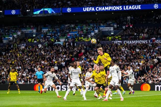 240601 Julian Brandt of Dortmund during the UEFA Champions League final between Dortmund and Real Madrid on June 1, 2024 in London Photo Petter Arvidson BILDBYRAN kod PA PA0818 fotboll football soccer fotball champions league final dortmund real madrid bbeng bbauto  Copyright: PETTERxARVIDSON BB240601PA150