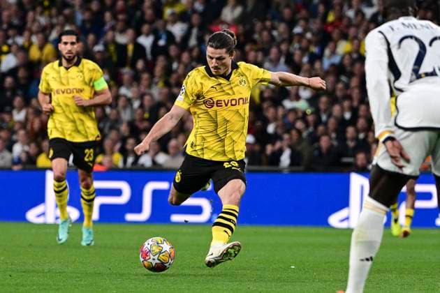 Marcel Sabitzer 20 Borussia Dortmund , Borussia Dortmund vs Real Madrid, Football, Champions League, Final, 01 06 2024 London London UK Copyright: xkolbert-press MarcxNiemeyerx