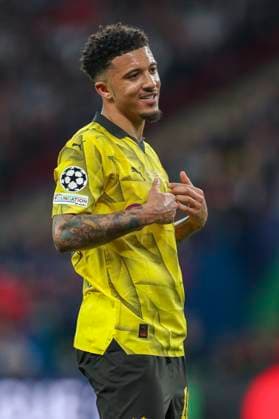 Borussia Dortmund v Real Madrid Borussia Dortmund forward Jadon Sancho (10) during the Borussia Dortmund v Real Madrid UEFA Champions League Final at Wembley Stadium, London, England, United Kingdom on 1 June 2024 Editorial use only. All images are copyright Every Second Media Limited. No images may be reproduced without prior permission. Copyright: xIMAGO EveryxSecondxMediax ESM-1027-0067