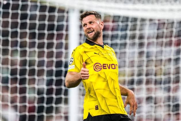 240601 Niclas Fullkrug of Dortmund during the UEFA Champions League final between Dortmund and Real Madrid on June 1, 2024 in London Photo Petter Arvidson BILDBYRAN kod PA PA0818 fotboll football soccer fotball champions league final dortmund real madrid bbeng bbauto  Copyright: PETTERxARVIDSON BB240601PA168