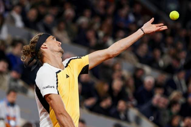 TENNIS - French Open 2024 PARIS,FRANCE,01.JUN.24 - TENNIS - ATP, Tennis Herren World Tour, French Open, Roland Garros, Grand Slam. Image shows Alexander Zverev (GER).  GEPAxpictures xPatrickxSteiner