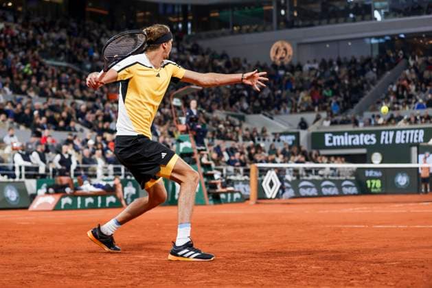 TENNIS - French Open 2024 PARIS,FRANCE,01.JUN.24 - TENNIS - ATP, Tennis Herren World Tour, French Open, Roland Garros, Grand Slam. Image shows Alexander Zverev (GER).  GEPAxpictures xPatrickxSteiner