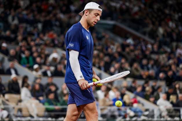 TENNIS - French Open 2024 PARIS,FRANCE,01.JUN.24 - TENNIS - ATP, Tennis Herren World Tour, French Open, Roland Garros, Grand Slam. Image shows Tallon Griekspoor (NED).  GEPAxpictures xPatrickxSteiner
