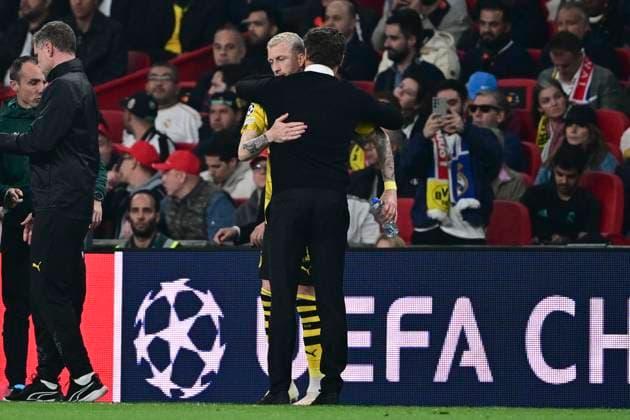 Substitution Marco Reus 11 Borussia Dortmund , Borussia Dortmund vs Real Madrid, Football, Champions League, Final, 01 06 2024 London London UK Copyright: xkolbert-press MarcxNiemeyerx
