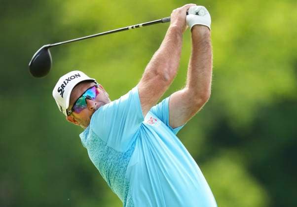 June 1, 2024, Hamilton, On, CANADA: Ryan Fox tees off on the fourth hole during the Canadian Open in Hamilton, Ont., on Saturday, June 1, 2024. Canada News - June 1, 2024  - ZUMAc35_ 20240601_zaf_c35_088 Copyright: xNathanxDenettex