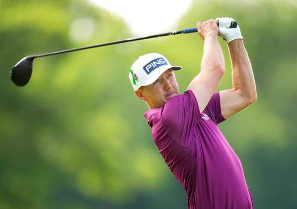 June 1, 2024, Hamilton, On, CANADA: Canadian Mackenzie Hughes hot this tee shot on the fourth hole during the Canadian Open in Hamilton, Ont., on Saturday, June 1, 2024. Canada News - June 1, 2024  - ZUMAc35_ 20240601_zaf_c35_093 Copyright: xNathanxDenettex