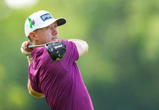 June 1, 2024, Hamilton, On, CANADA: Canadian Mackenzie Hughes hot this tee shot on the fourth hole during the Canadian Open in Hamilton, Ont., on Saturday, June 1, 2024. Canada News - June 1, 2024  - ZUMAc35_ 20240601_zaf_c35_094 Copyright: xNathanxDenettex
