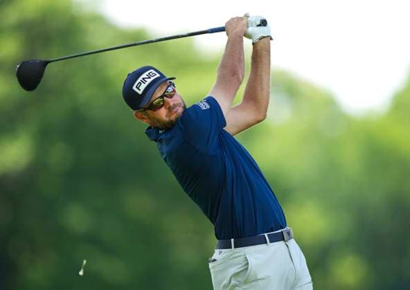 June 1, 2024, Hamilton, On, CANADA: Canadian Corey Conners tees off on the fourth hole during the Canadian Open in Hamilton, Ont., on Saturday, June 1, 2024. Canada News - June 1, 2024  - ZUMAc35_ 20240601_zaf_c35_097 Copyright: xNathanxDenettex
