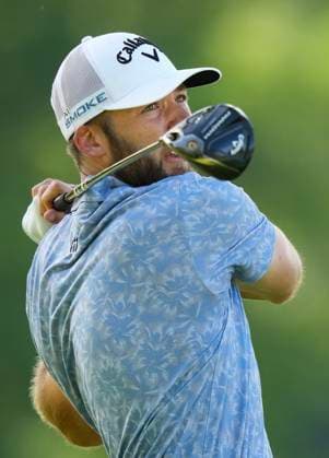 June 1, 2024, Hamilton, On, CANADA: Sam Burns tees off on the fourth hole during the Canadian Open in Hamilton, Ont., on Saturday, June 1, 2024. Canada News - June 1, 2024  - ZUMAc35_ 20240601_zaf_c35_105 Copyright: xNathanxDenettex