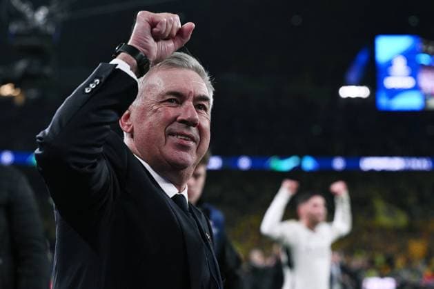 Mg Londra (Inghilterra) 01 06 2024 - finale Champions League Borussia Dortmund-Real Madrid foto Matteo Gribaudi Image nella foto: Carlo Ancelotti 