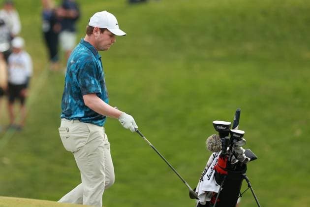 RBC Canadian Open Robert Macintyre of Scotland reacts to his shot on the 9th green during Day Three of the RBC Canadian Open at Hamilton Golf & Country Club, Ancaster, Ontario, Canada on Saturday, June 1, 2024. Ancaster Ontario United States  Copyright: xJorgexLemusx originalFilename:lemus-rbccanad240601_npCEk.jpg