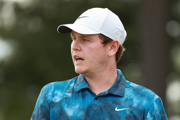 RBC Canadian Open Robert Macintyre of Scotland reacts to his shot on the 9th green during Day Three of the RBC Canadian Open at Hamilton Golf & Country Club, Ancaster, Ontario, Canada on Saturday, June 1, 2024. Ancaster Ontario United States  Copyright: xJorgexLemusx originalFilename:lemus-rbccanad240601_npIgu.jpg