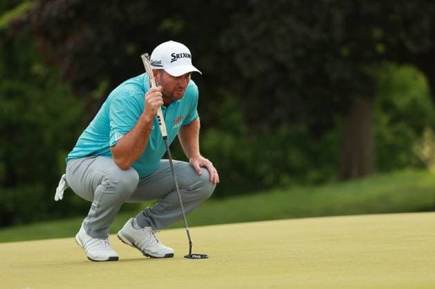 RBC Canadian Open Ryan Fox of New Zealand lines up his putt on the 9th green during Day Three of the RBC Canadian Open at Hamilton Golf & Country Club, Ancaster, Ontario, Canada on Saturday, June 1, 2024. Ancaster Ontario United States  Copyright: xJorgexLemusx originalFilename:lemus-rbccanad240601_npVne.jpg